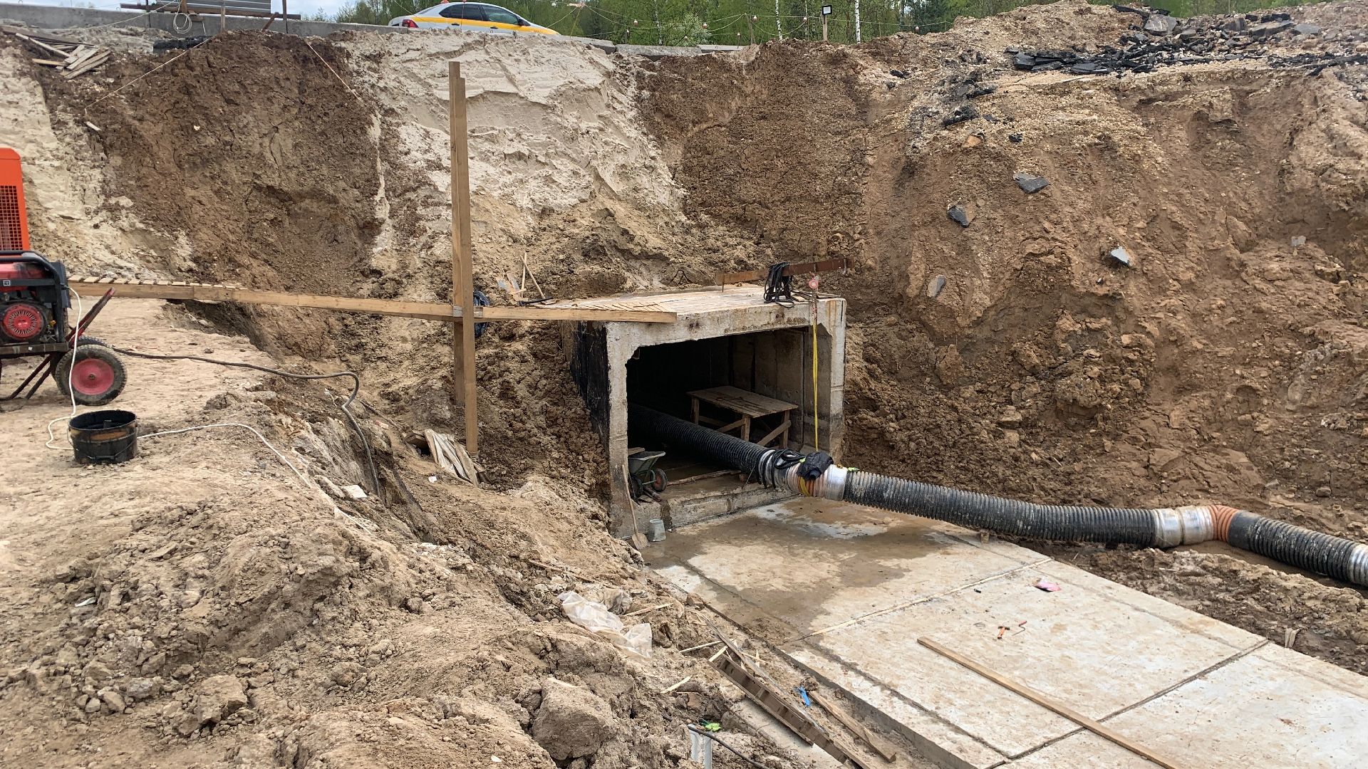 Ступино, Матюково, ремонт, ручей