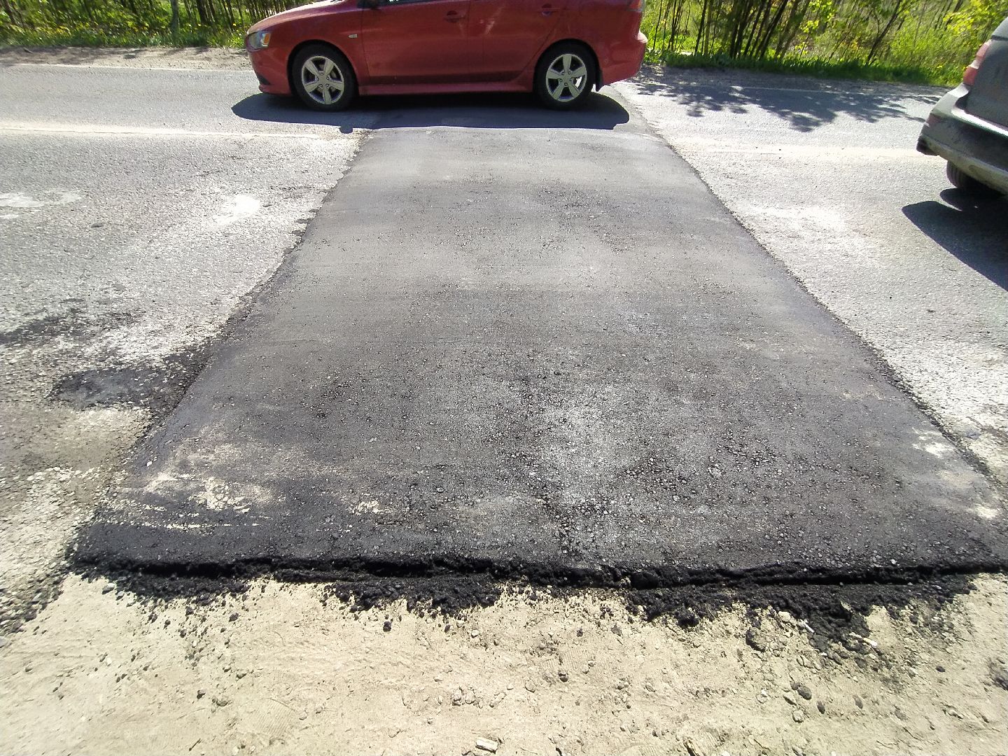 Ремонт, дорога, лежачий полицейский, транспорт