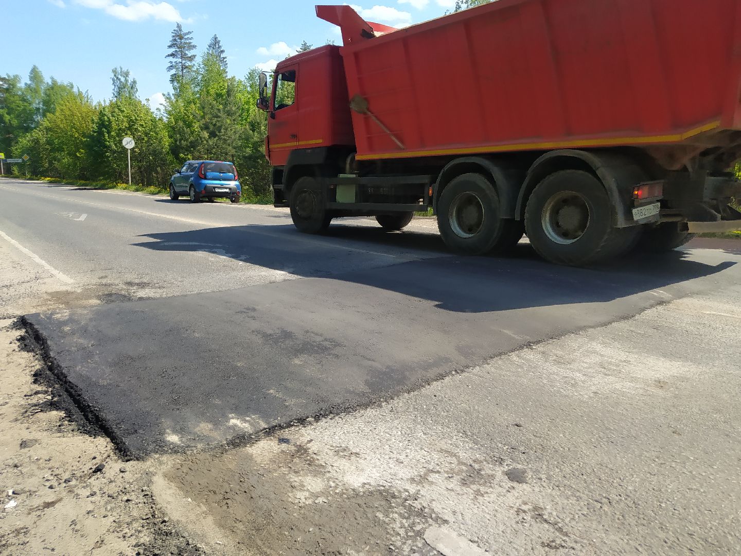 Ремонт, дорога, лежачий полицейский, транспорт