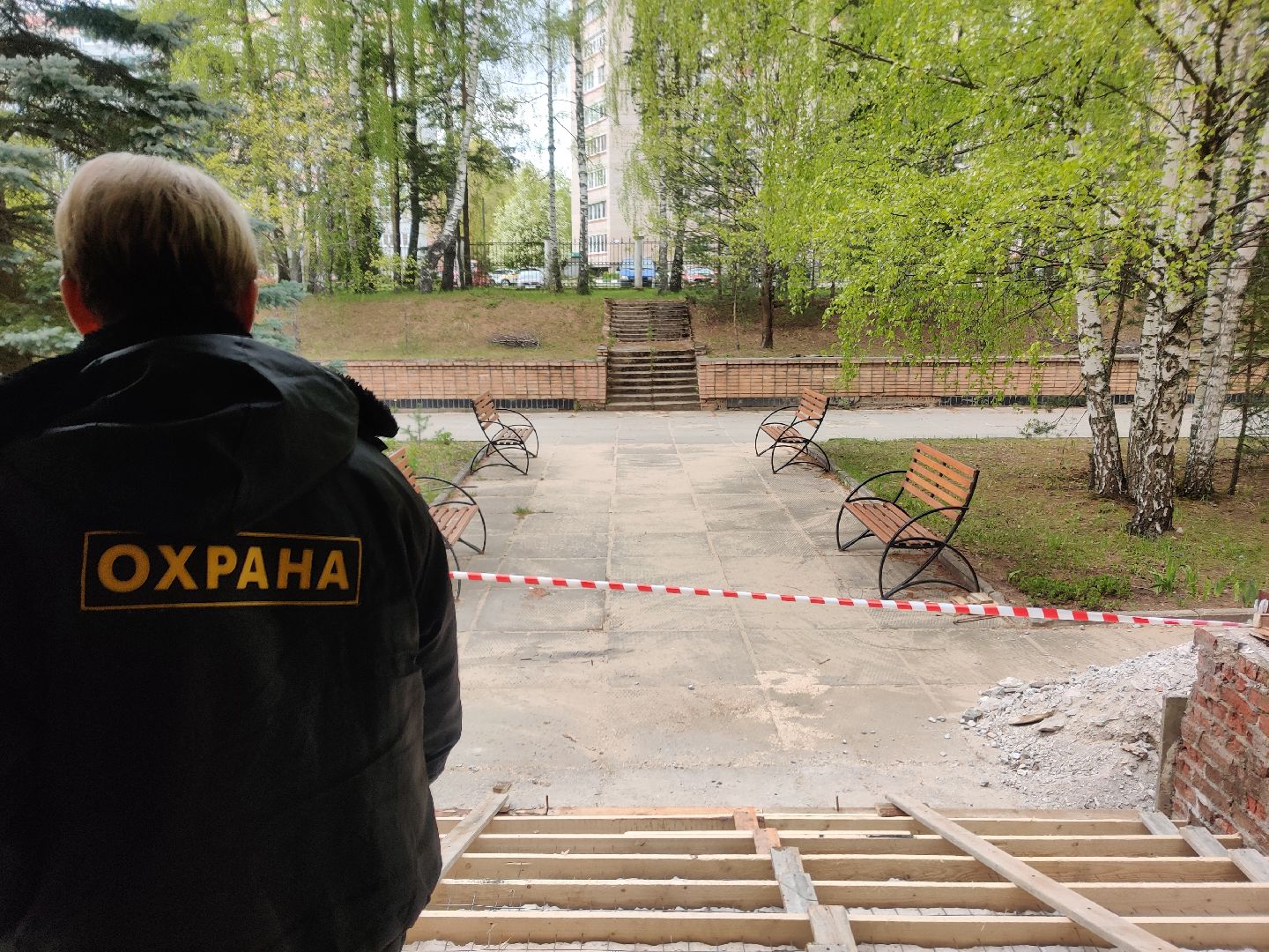 Красноармейск, Пушкинский, вход в стационар, ремонт, благоустройство