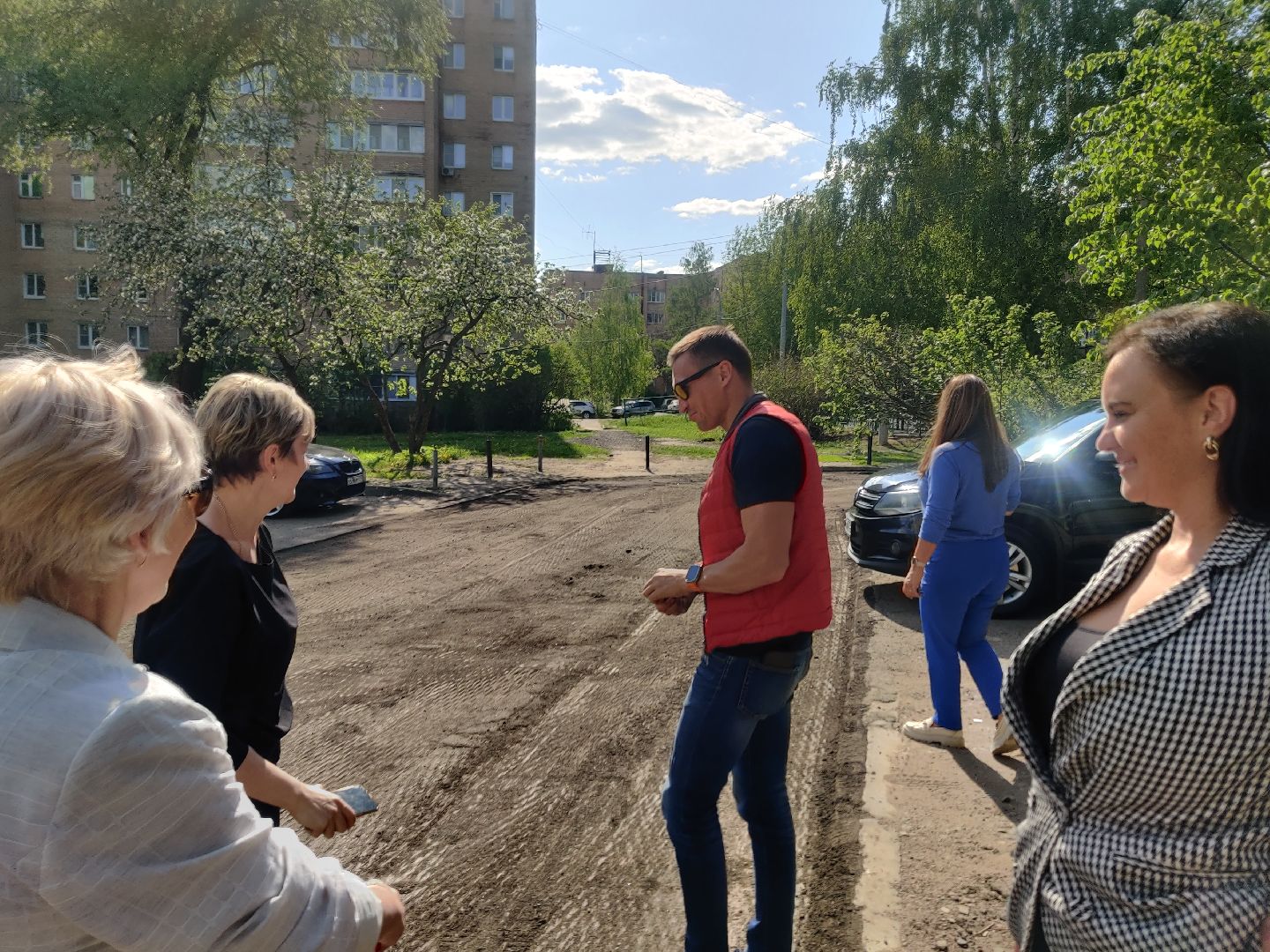 Красноармейск, Пушкинский, ремонт дорог, депутатский контроль