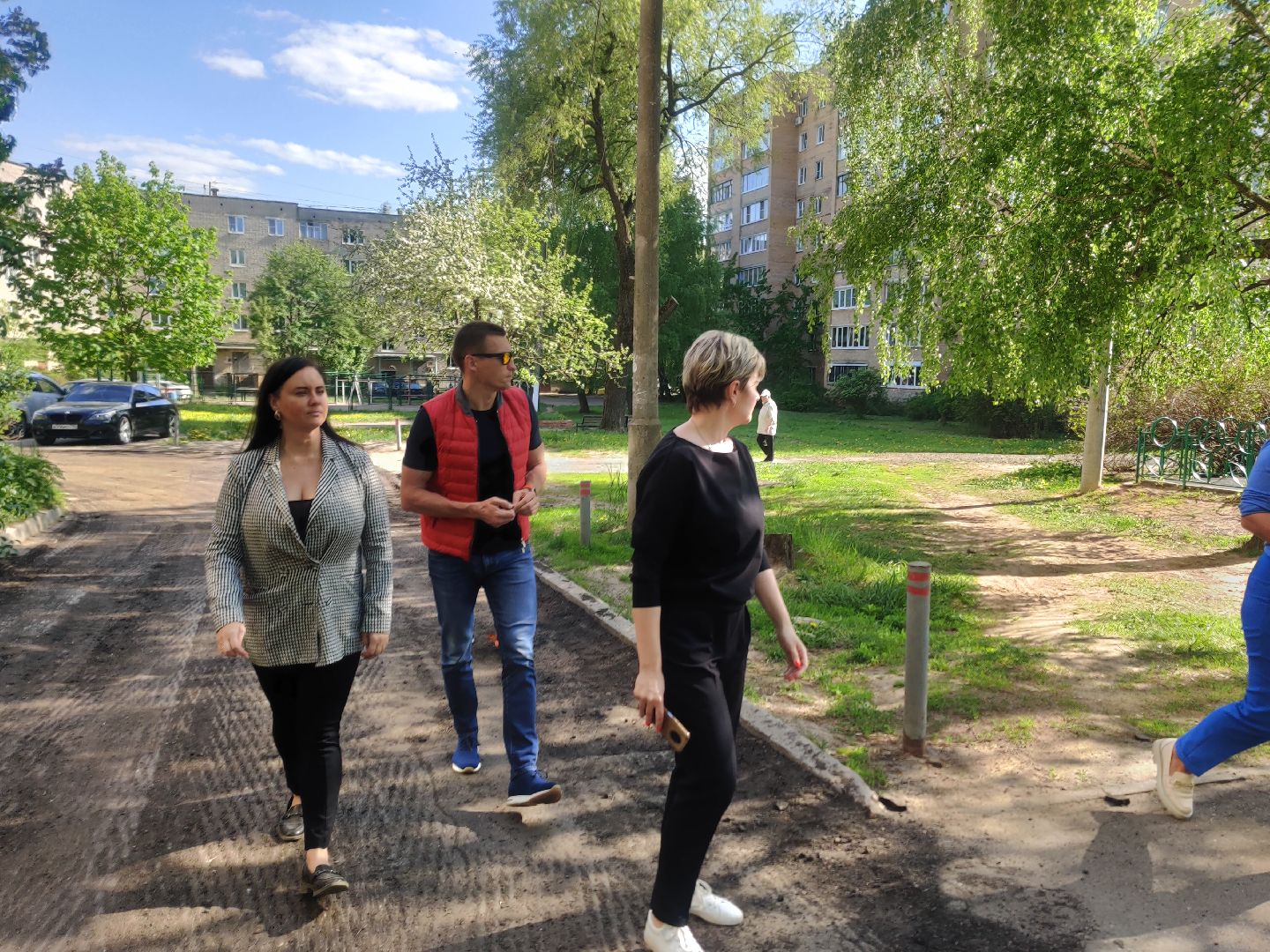 Красноармейск, Пушкинский, ремонт дорог, депутатский контроль