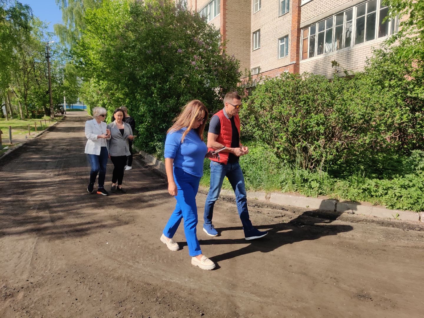 Красноармейск, Пушкинский, ремонт дорог, депутатский контроль