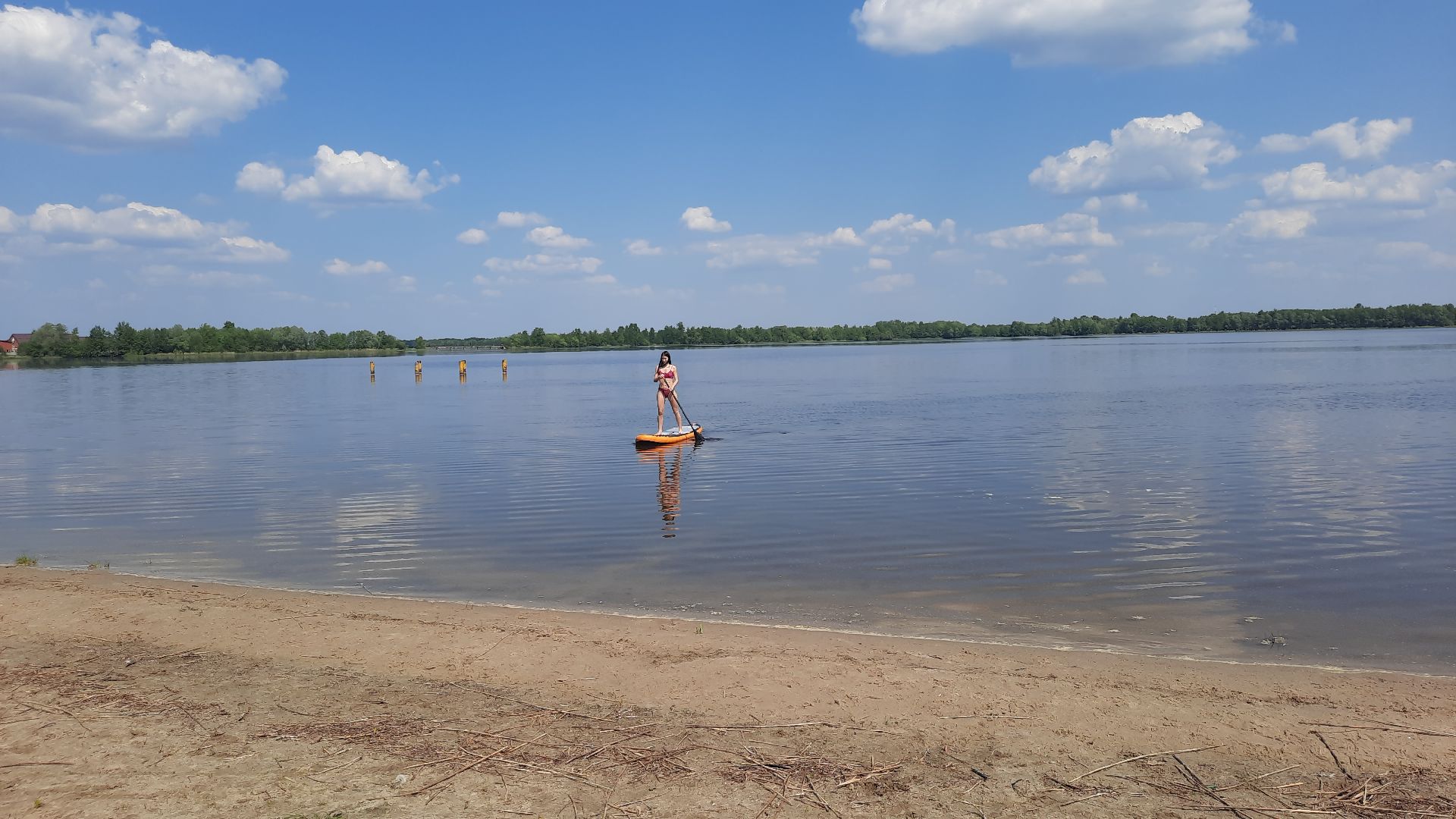 пляж, Шатура, открытие сезона.