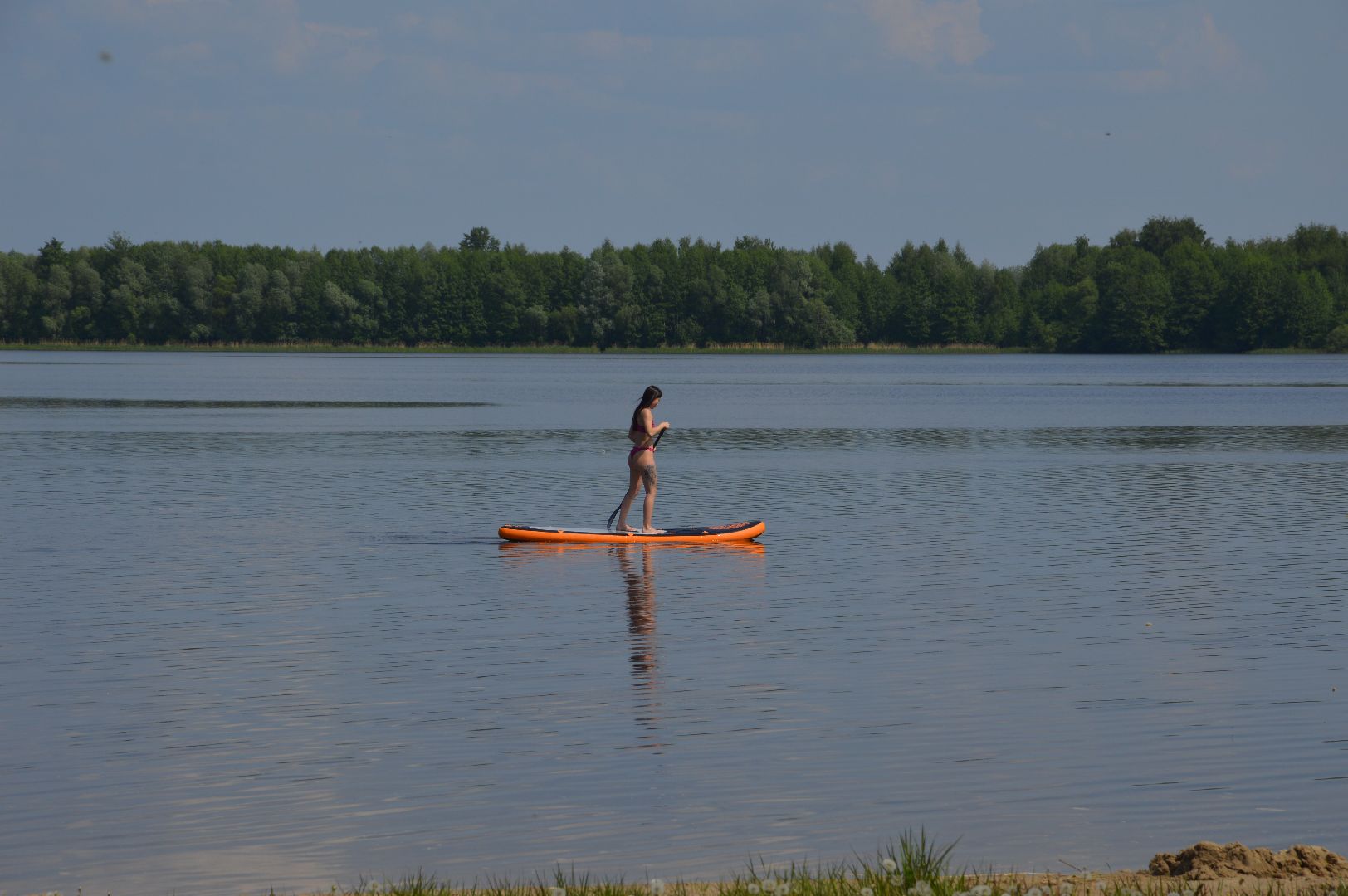 пляж, Шатура, открытие сезона.