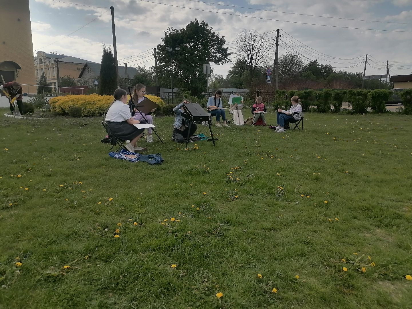 #искусство, #Цветково, #пленэр #натура #рисование