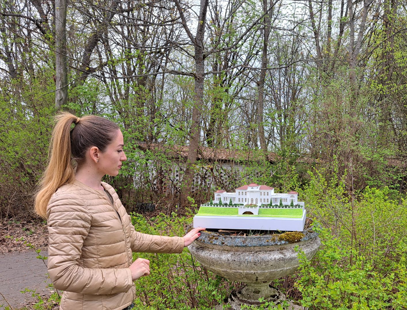 Рузский городской округ, Тучково, Любвино, усадьба, макет