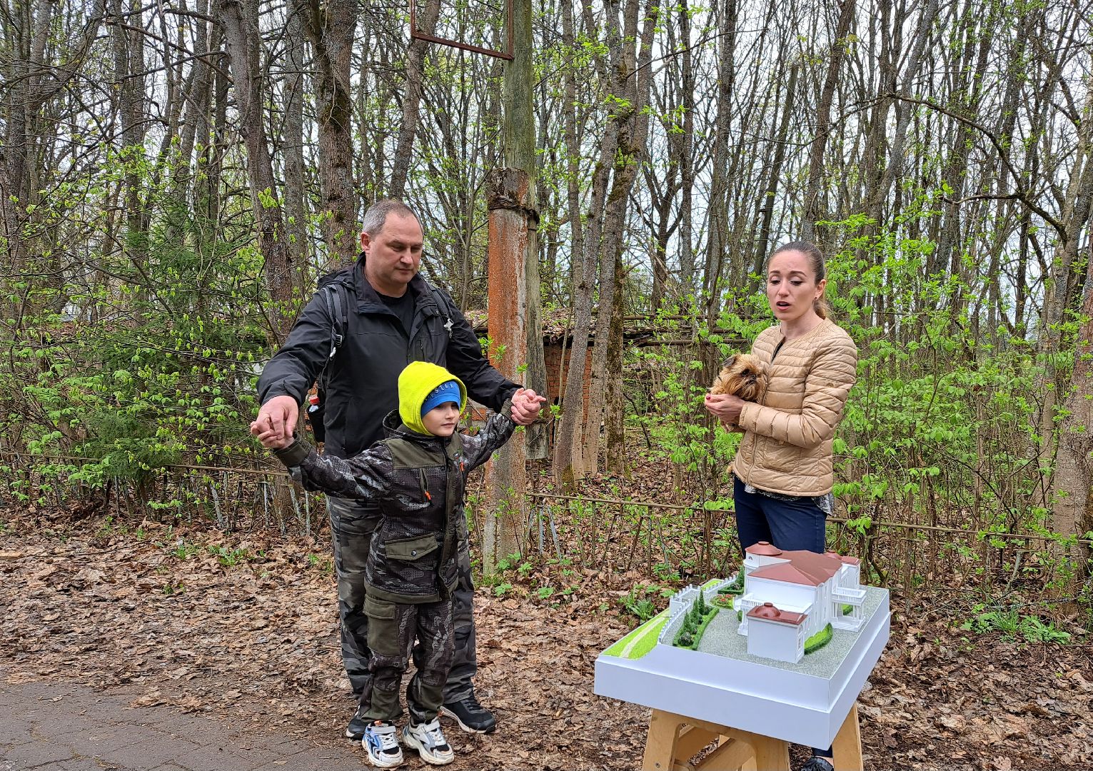 Рузский городской округ, Тучково, Любвино, усадьба, макет