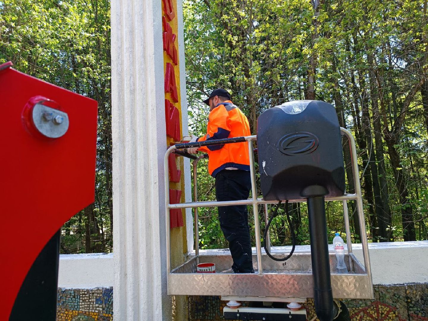 Можайск, Можайский городской округ, Подмосковье, благоустройство, покраска, работы