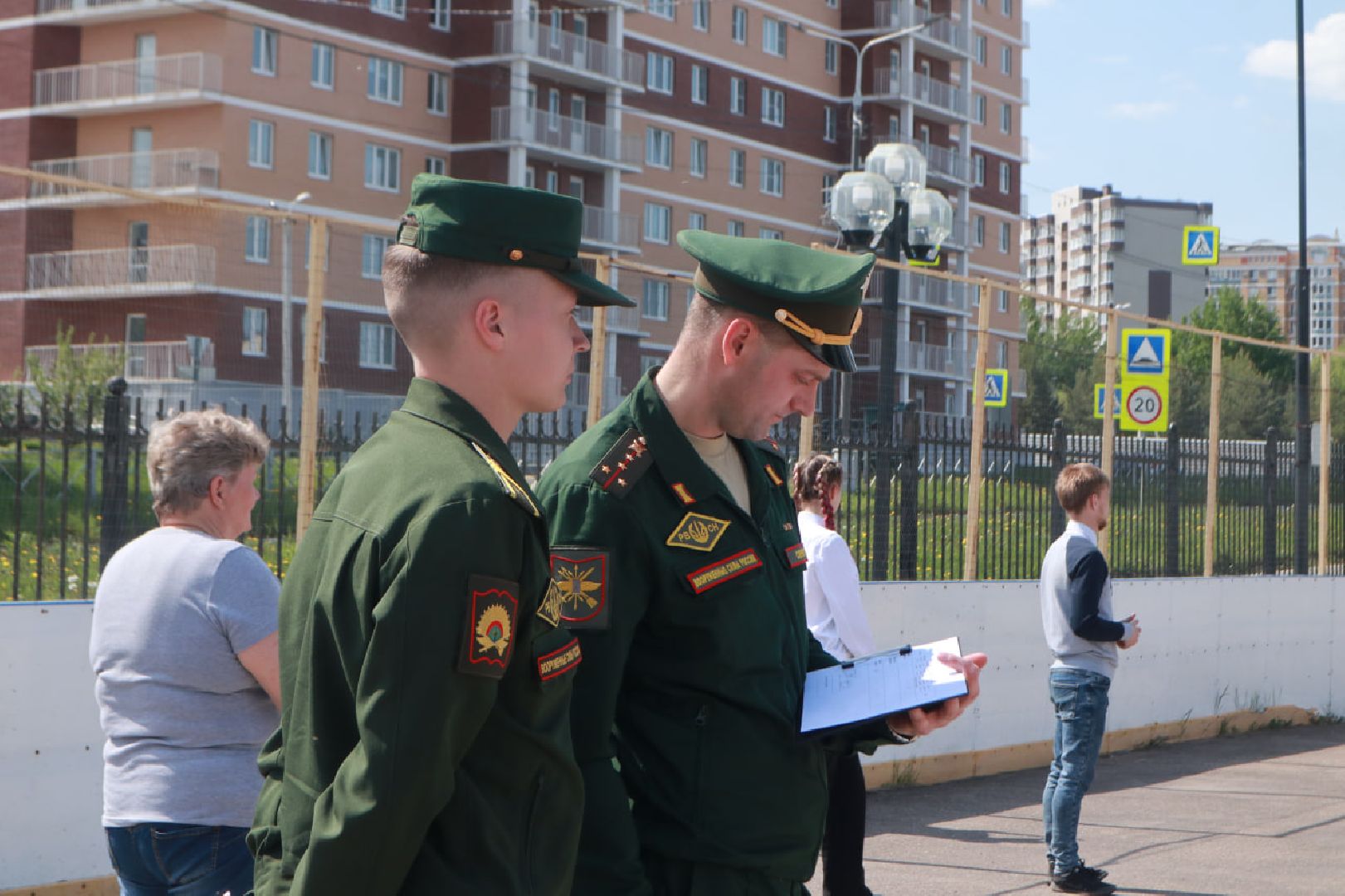 Пущино, зарница