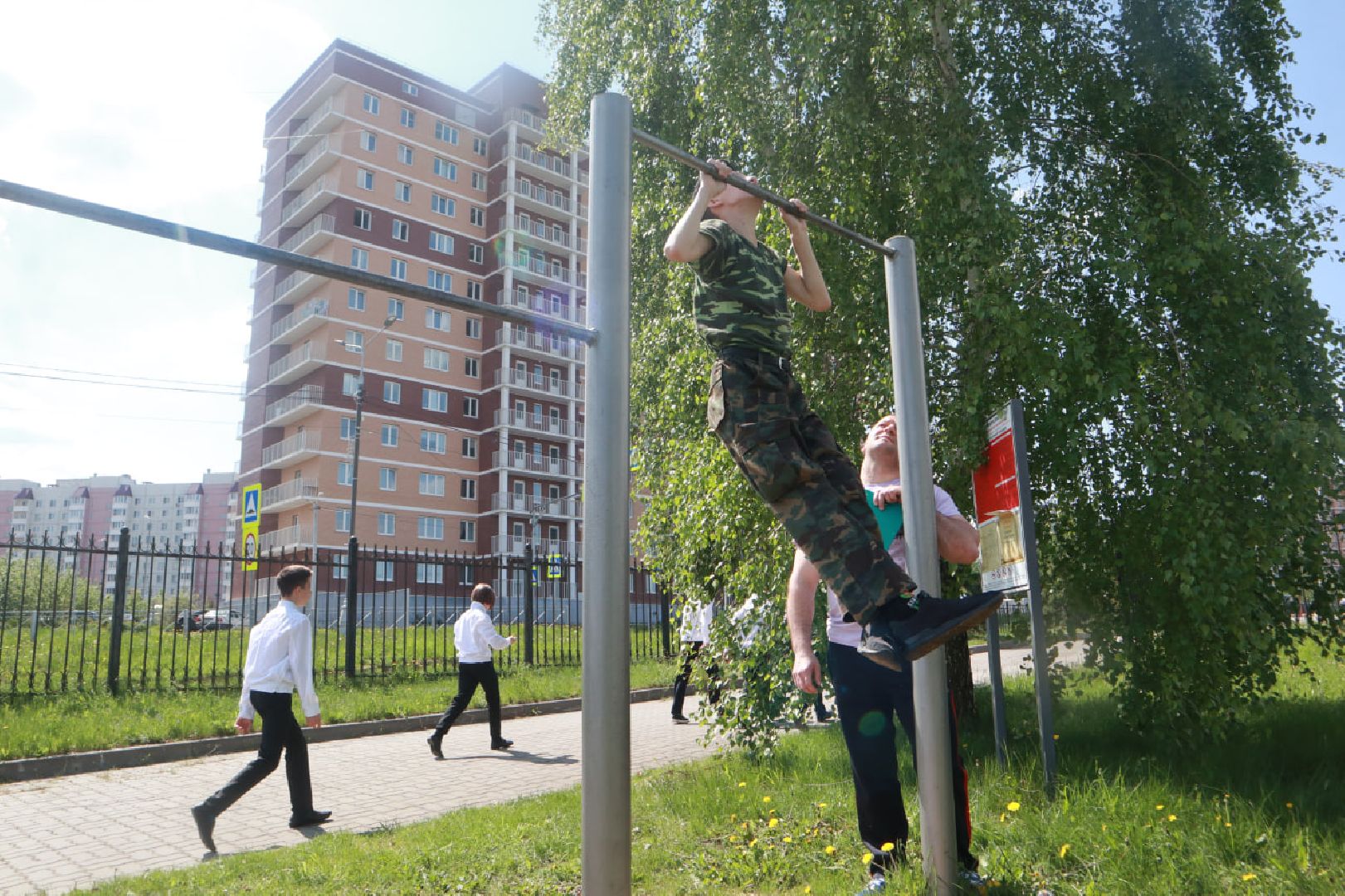 Пущино, зарница