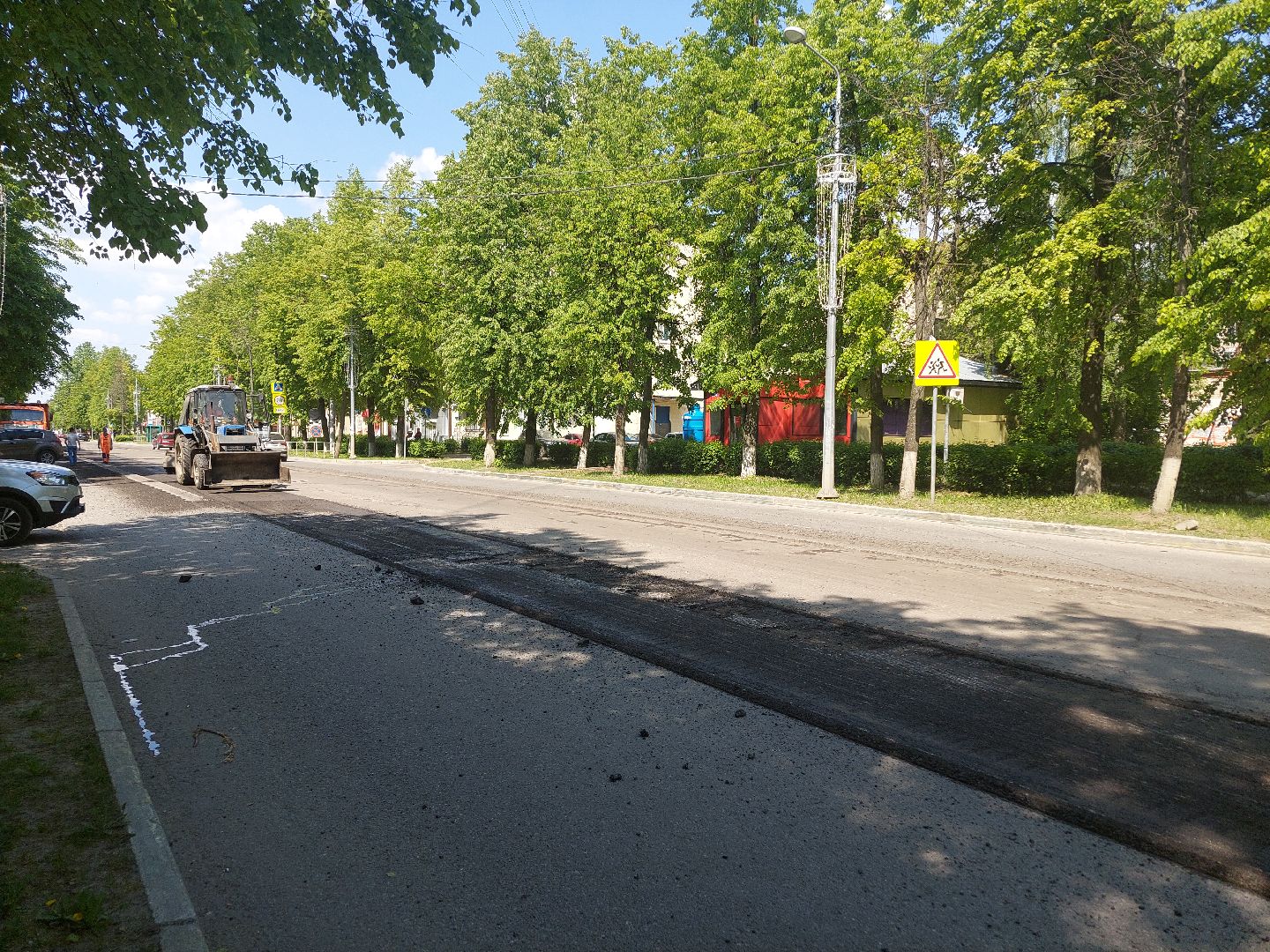 ремонт дорог, транспорт, дороги, Воскресенск