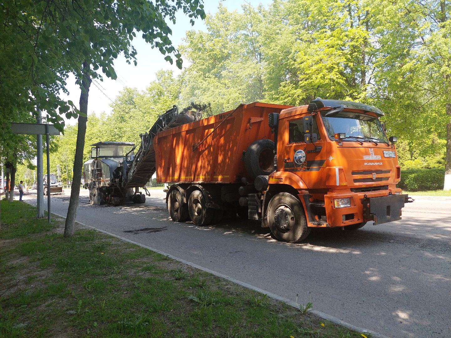 ремонт дорог, транспорт, дороги, Воскресенск