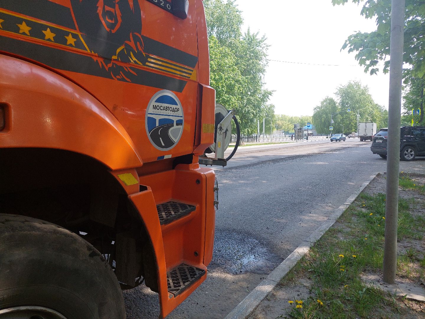 ремонт дорог, транспорт, дороги, Воскресенск