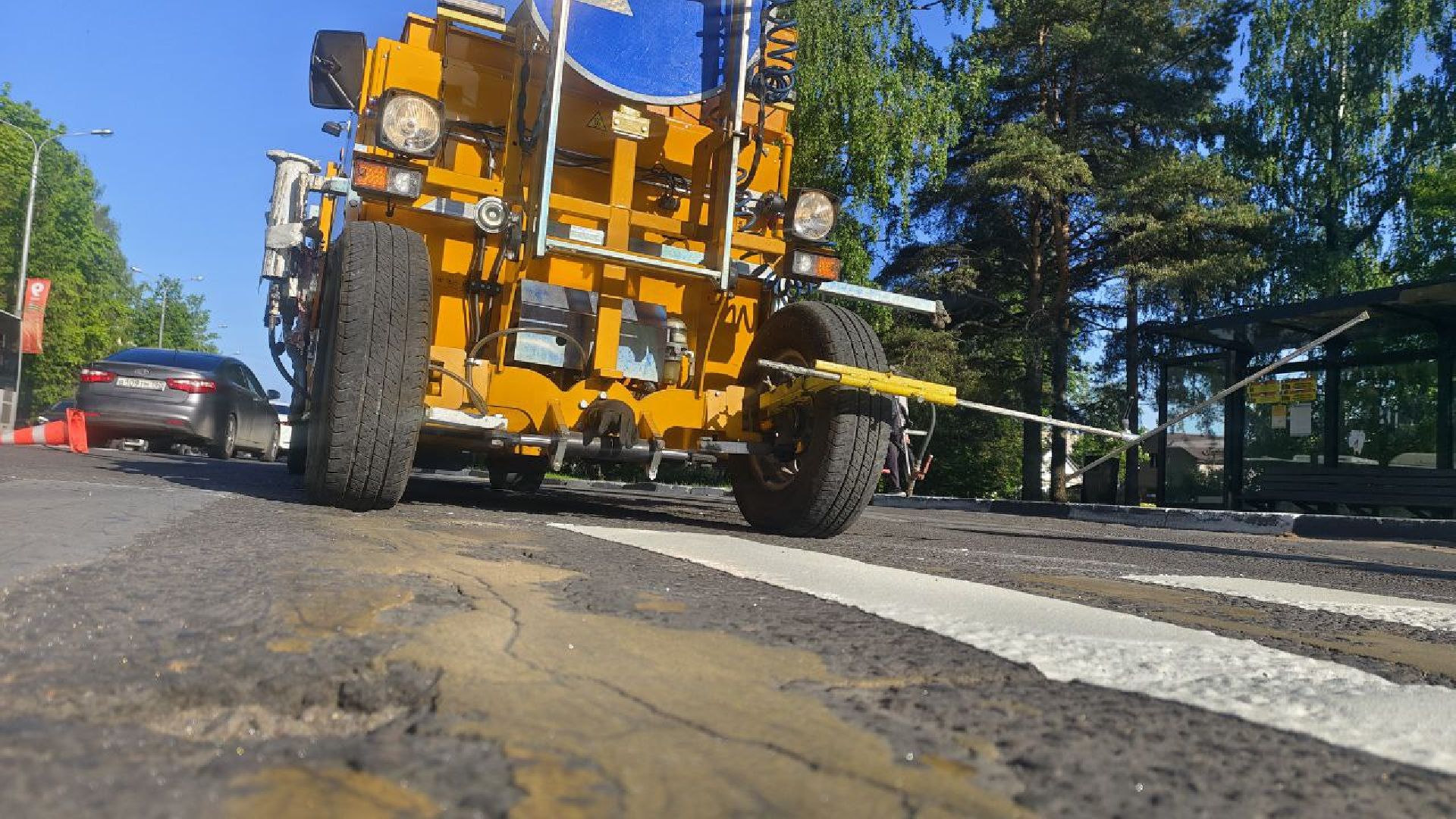 Дорожная разметка, Домодедово