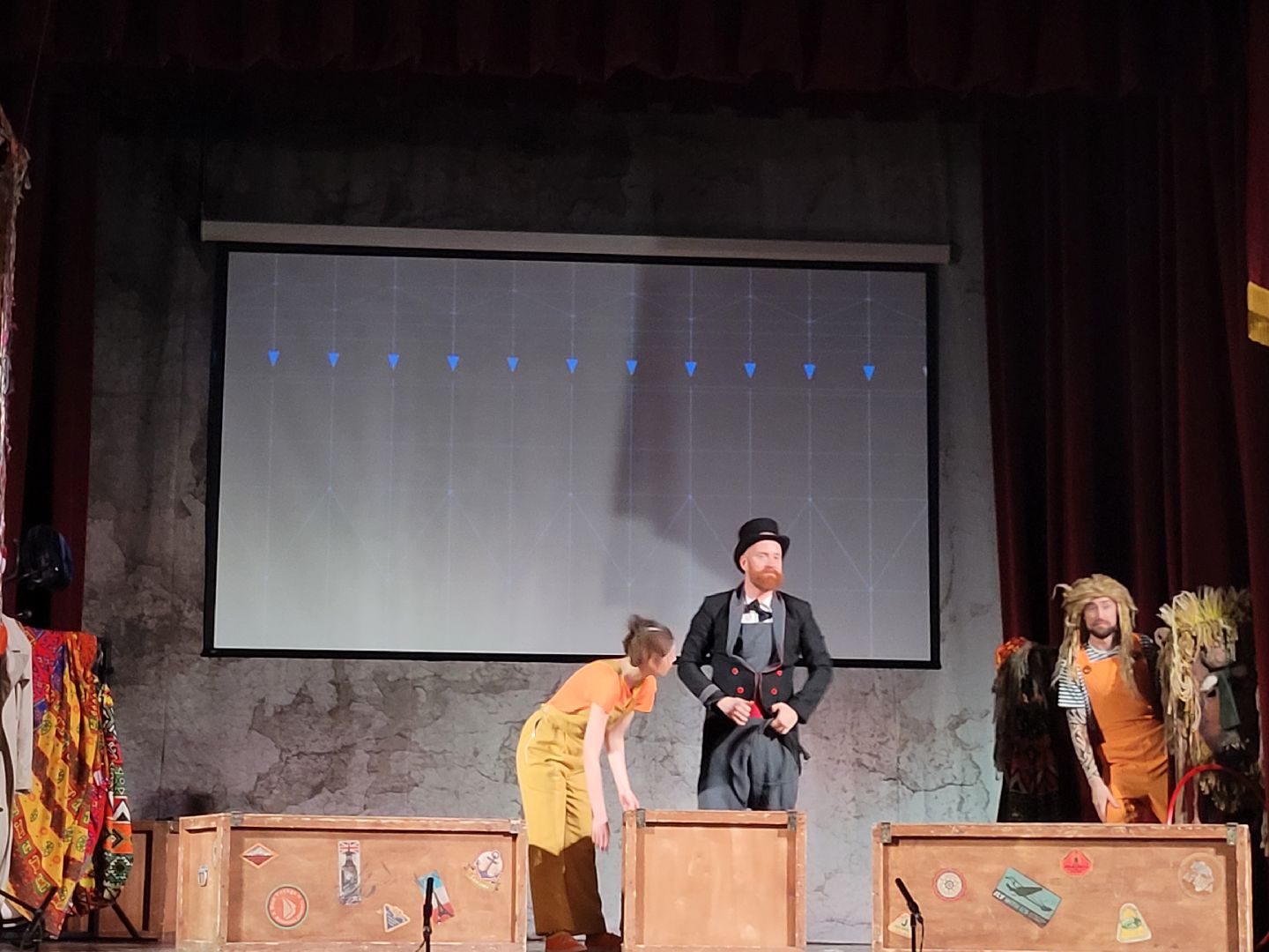 дети; театр; видное; дворец культуры; спектакль