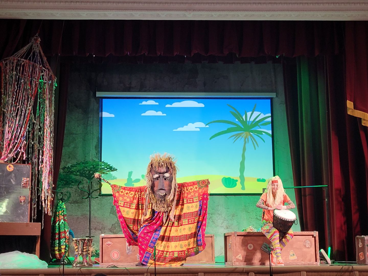 дети; театр; видное; дворец культуры; спектакль