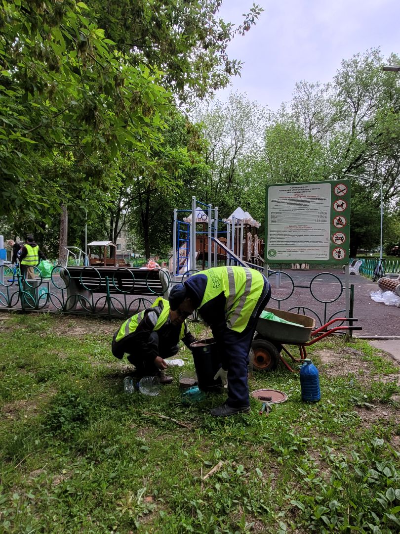двор; детская площадка; обновление; благоустройство; видное