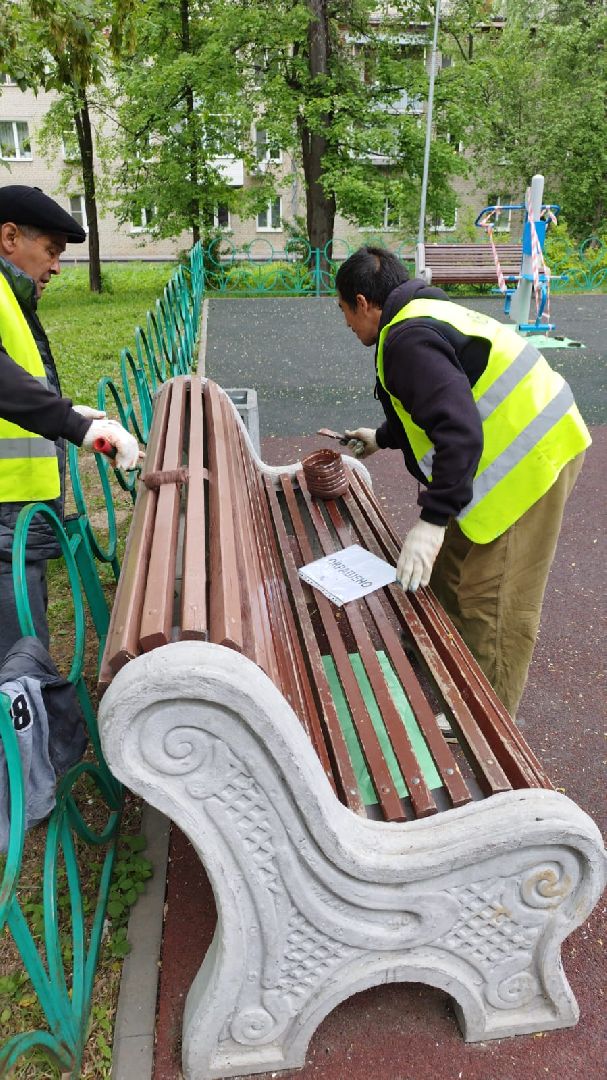 двор; детская площадка; обновление; благоустройство; видное