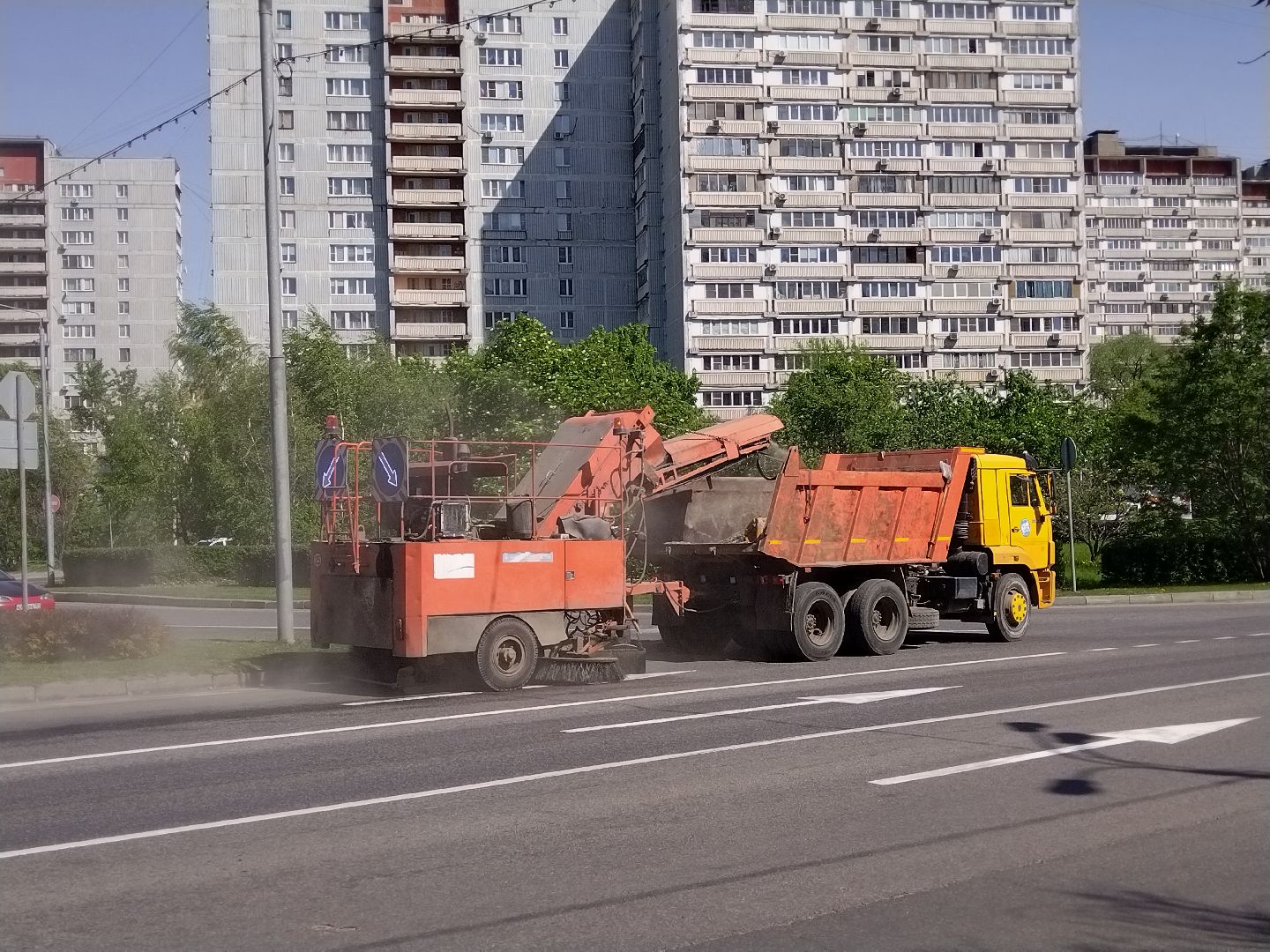 Дороги, уборка, Мытищи