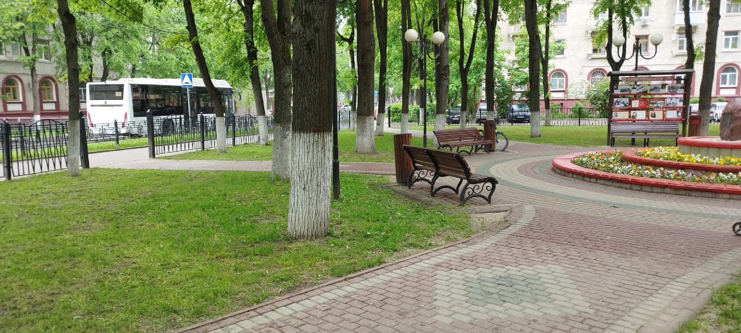 благоустройство; сквер; сезон; покос; видное