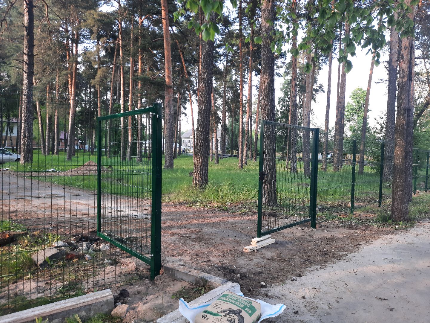 Шатура, ЦРБ, Больница, новый забор