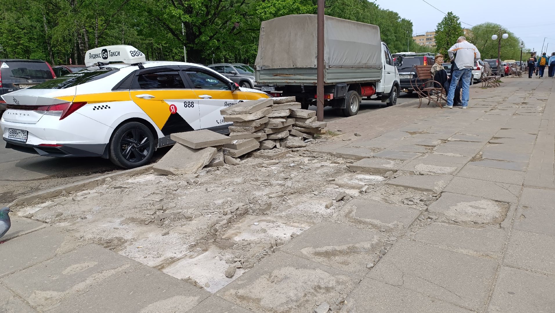 Лобня, ЖКХ, тротуар