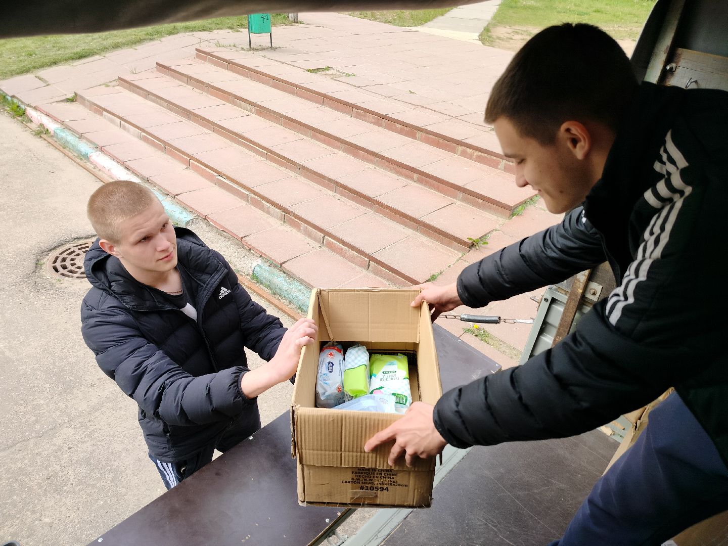 СВО, Протвино, гуманитарный груз, мобильный пункт сбора гуманитарной помощи, спецоперация