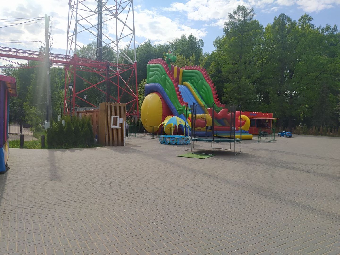 Истра, Парки, Аттракционы, дети,