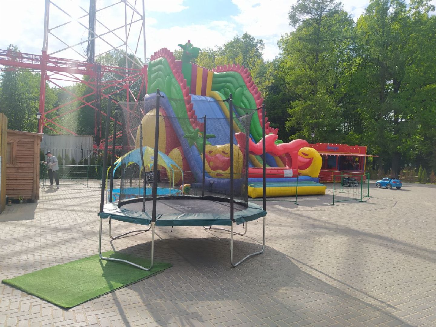 Истра, Парки, Аттракционы, дети,