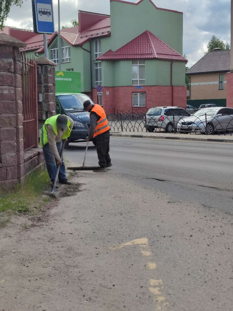 Уборка, дворники, Дубна