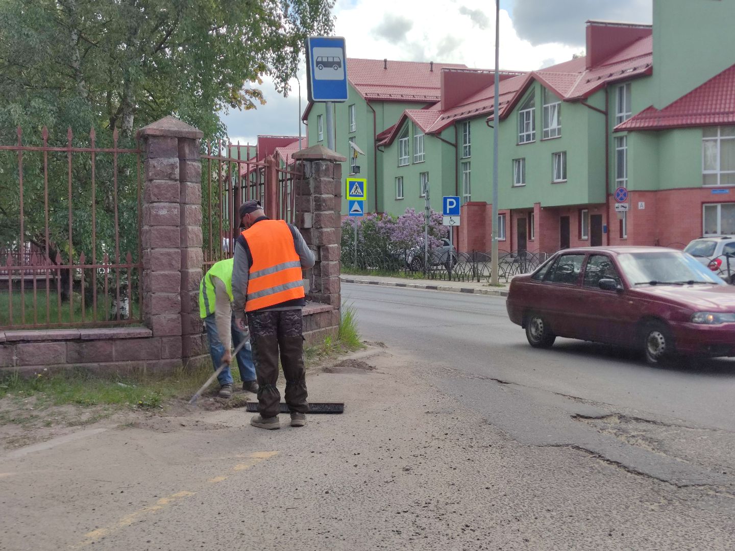 Уборка, дворники, Дубна