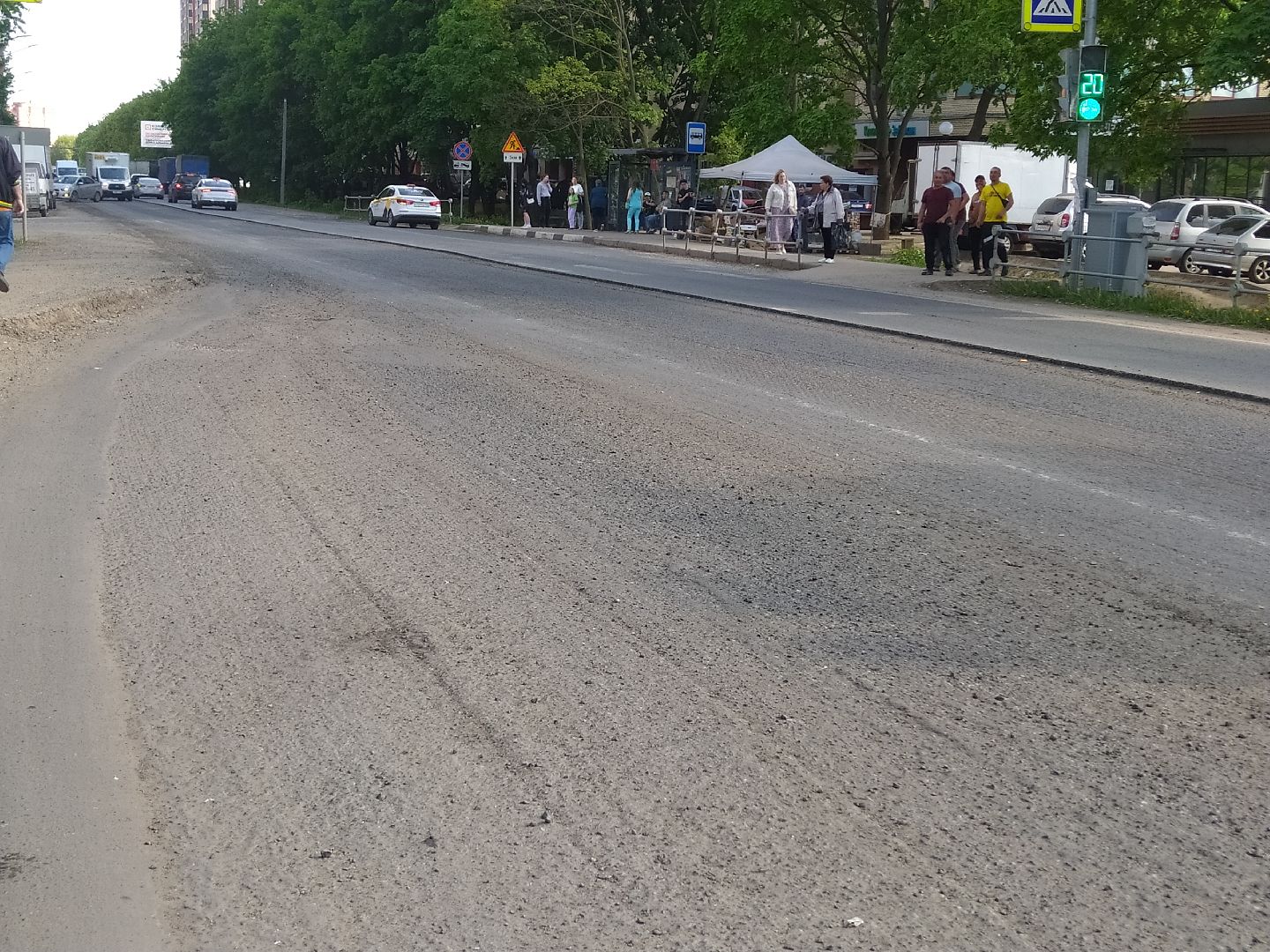 Асфальт, укладка, ремонт, дорога, улица