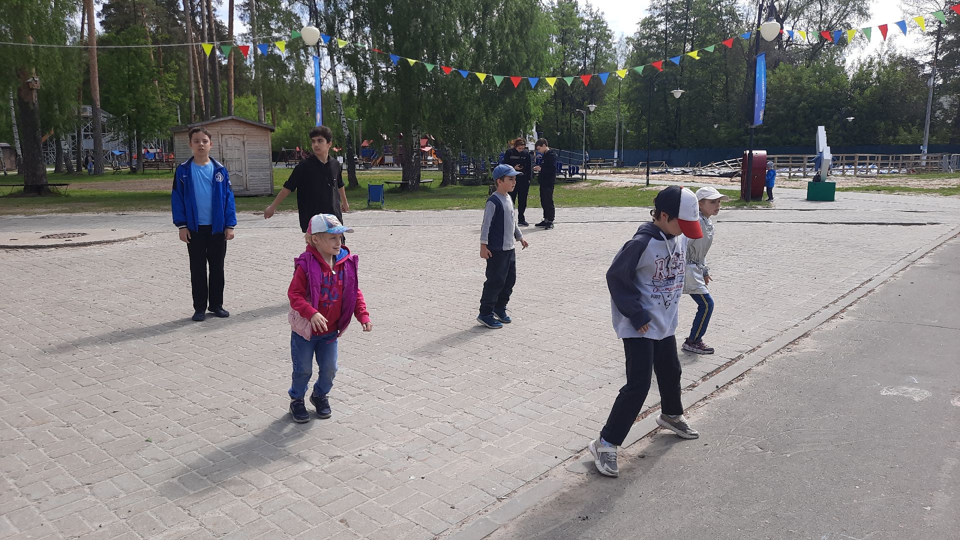 День здорового образа жизни Подмосковья, Шатура, Парк, Зарядка