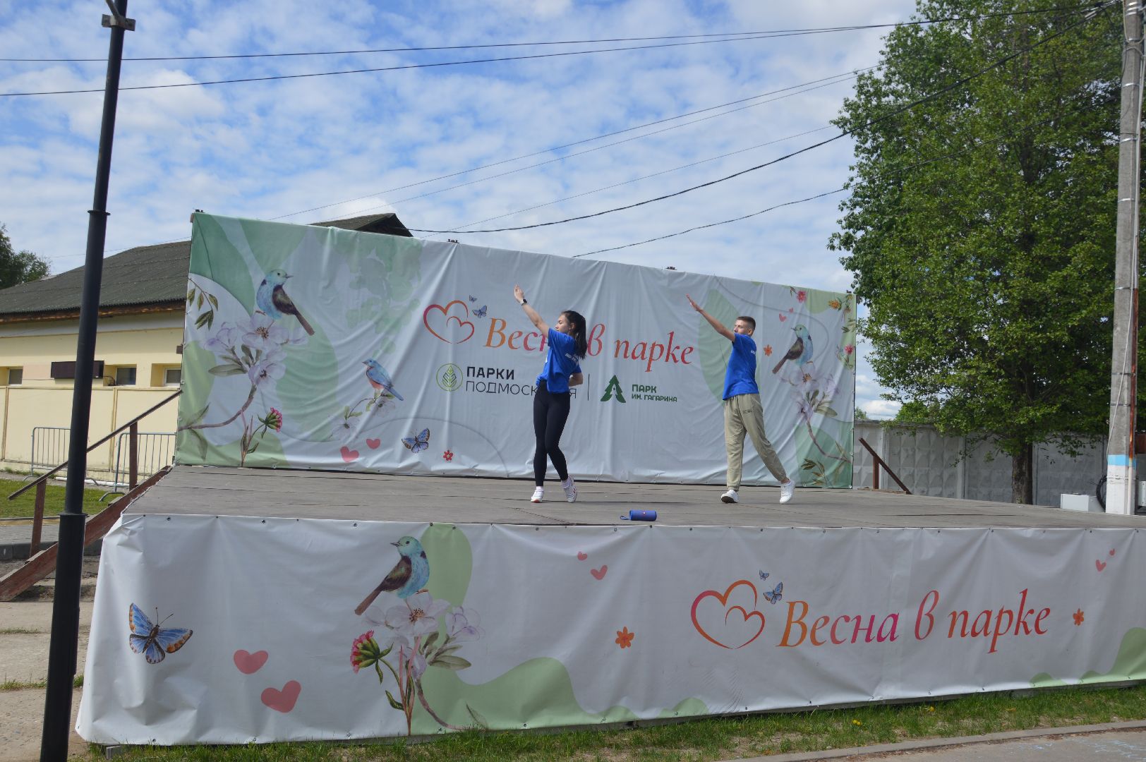 День здорового образа жизни Подмосковья, Шатура, Парк, Зарядка