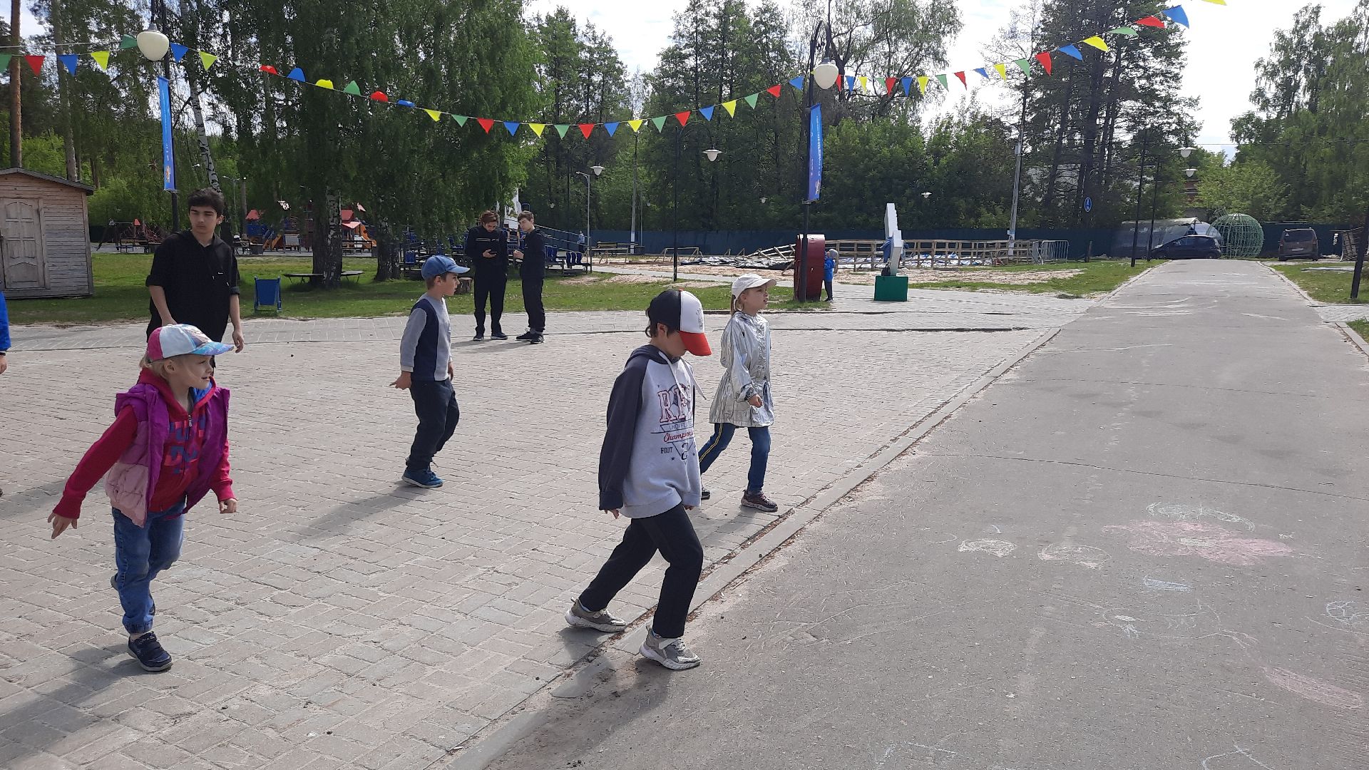 День здорового образа жизни Подмосковья, Шатура, Парк, Зарядка