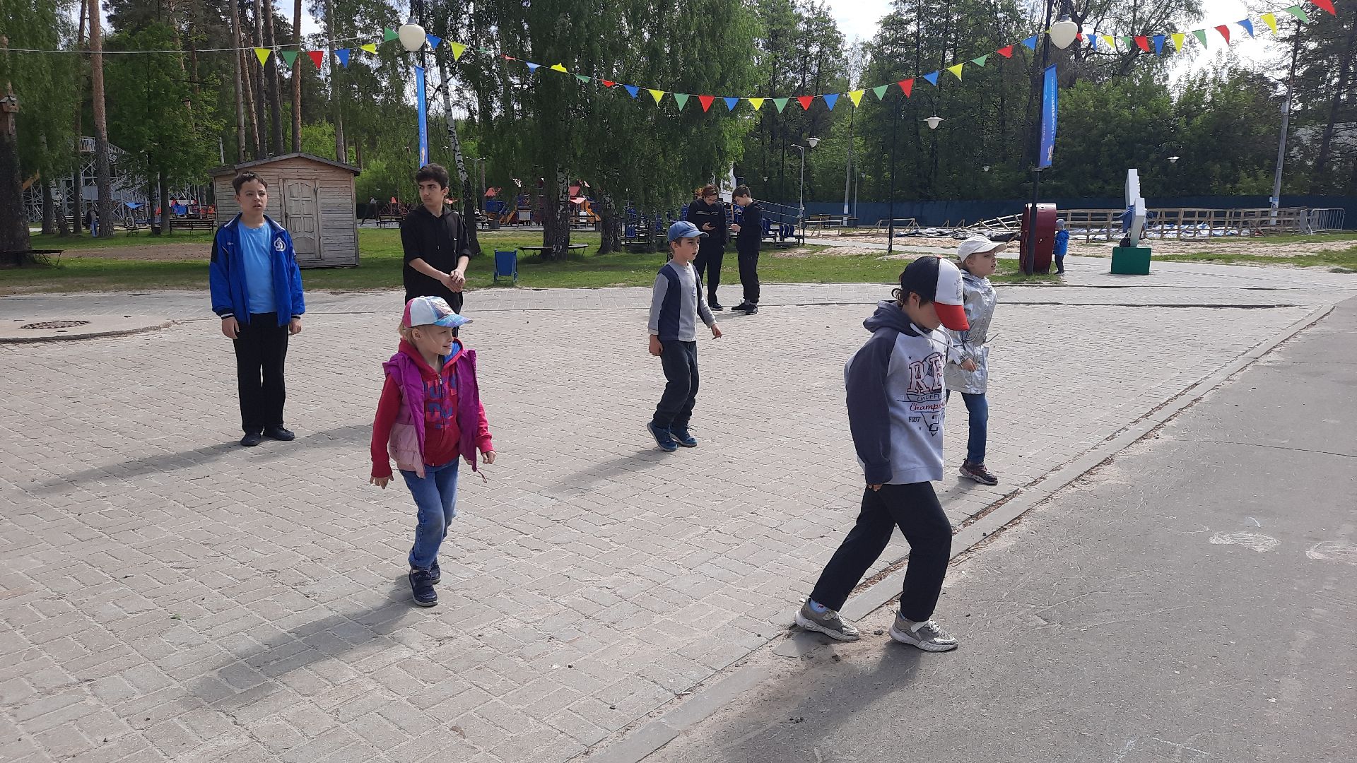 День здорового образа жизни Подмосковья, Шатура, Парк, Зарядка