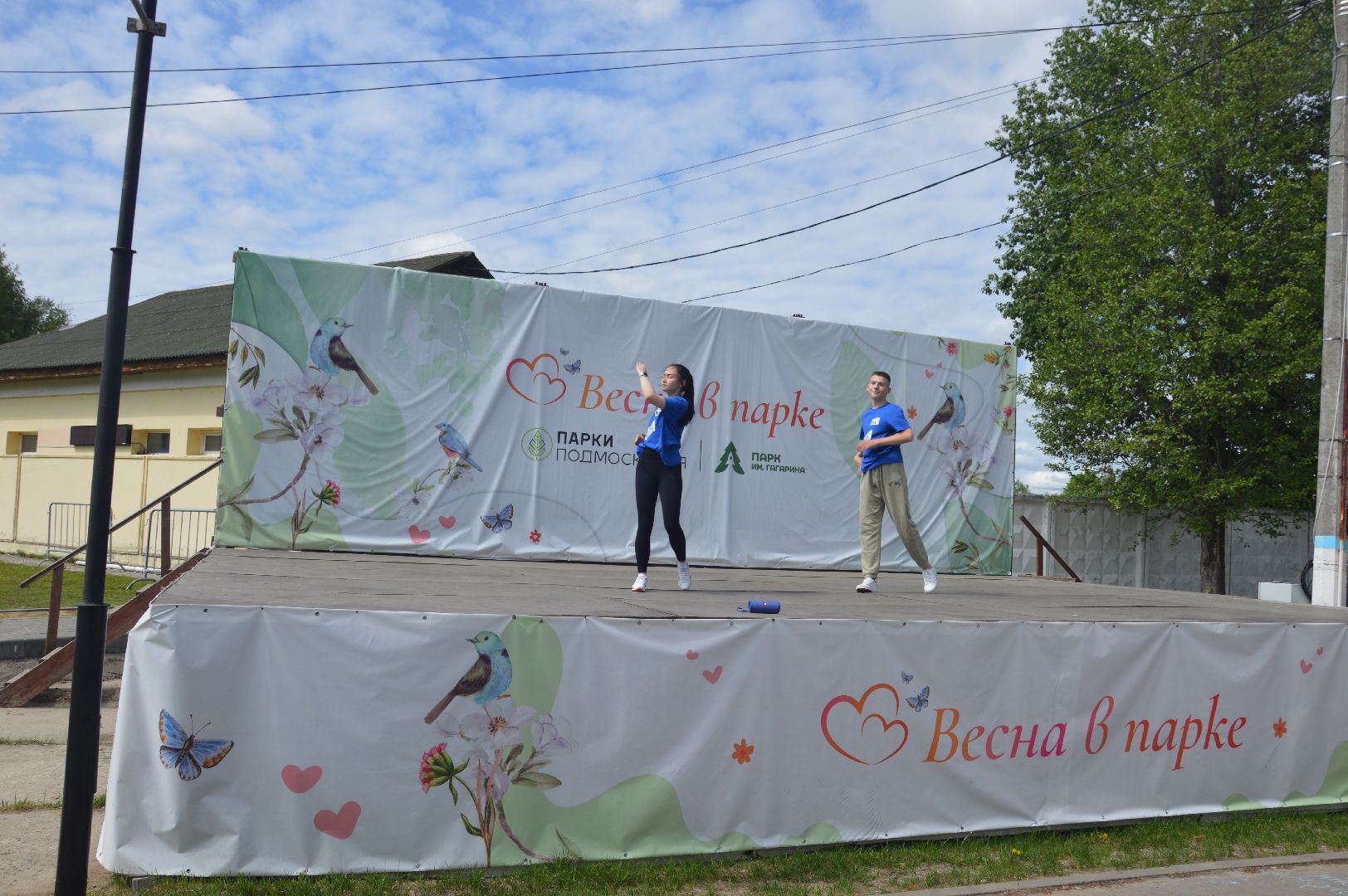 День здорового образа жизни Подмосковья, Шатура, Парк, Зарядка