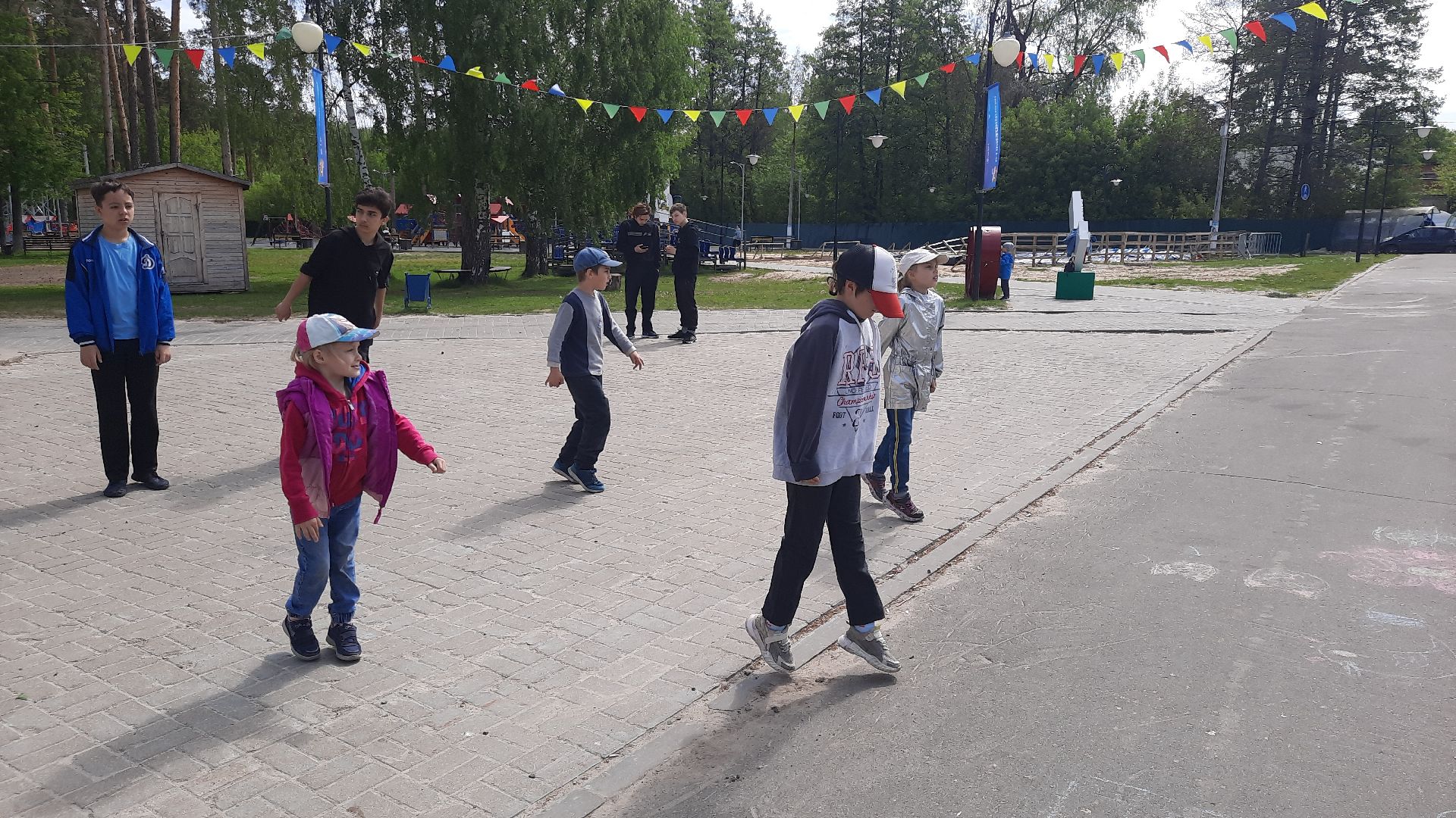 День здорового образа жизни Подмосковья, Шатура, Парк, Зарядка