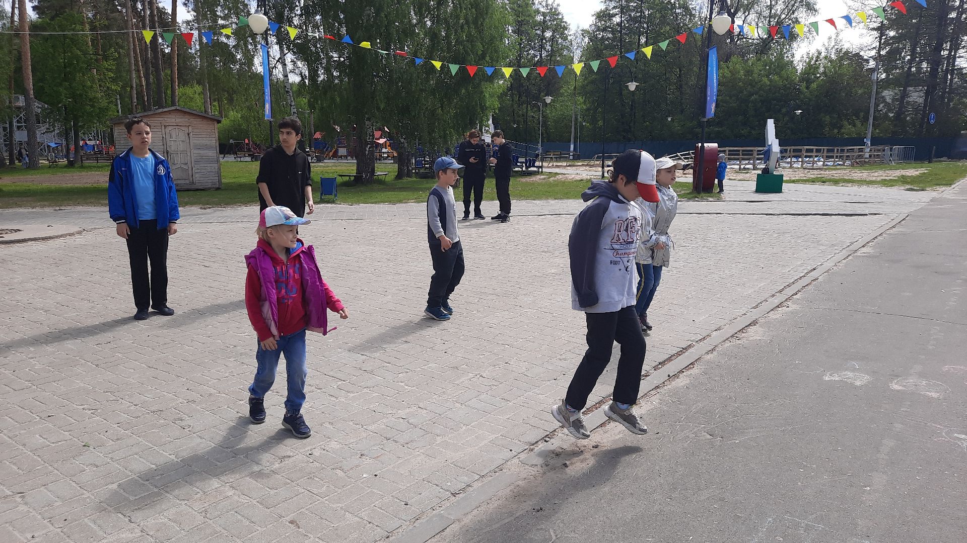 День здорового образа жизни Подмосковья, Шатура, Парк, Зарядка