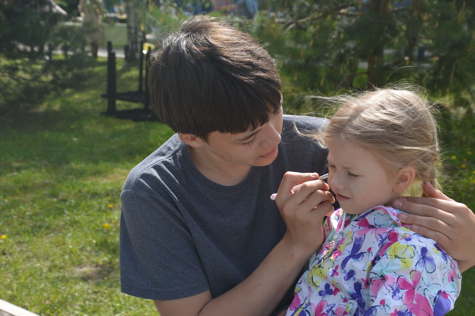 гуляния в парке, Шатура