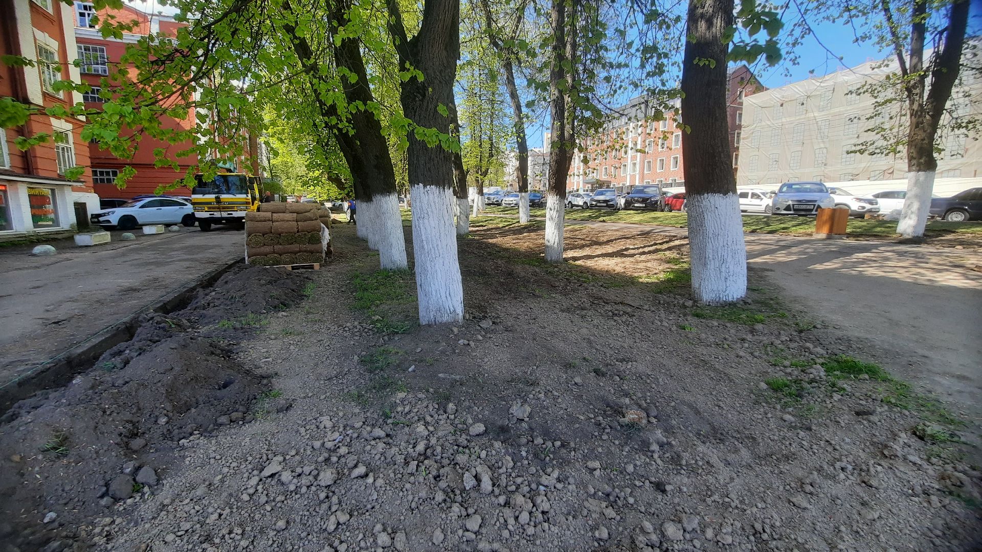 Перемены, Наро-Фоминск, рулонный газон, красота города, благоустройство в Подмосковье й