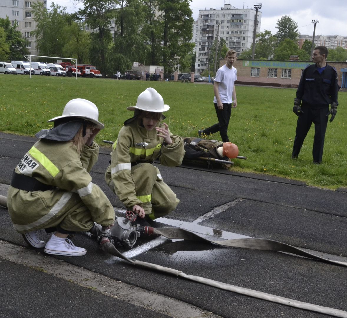 Балашиха, Подмосковье, пожарно-спасательный спорт, спартакиада, Мособлпожспас, кадеты, школы