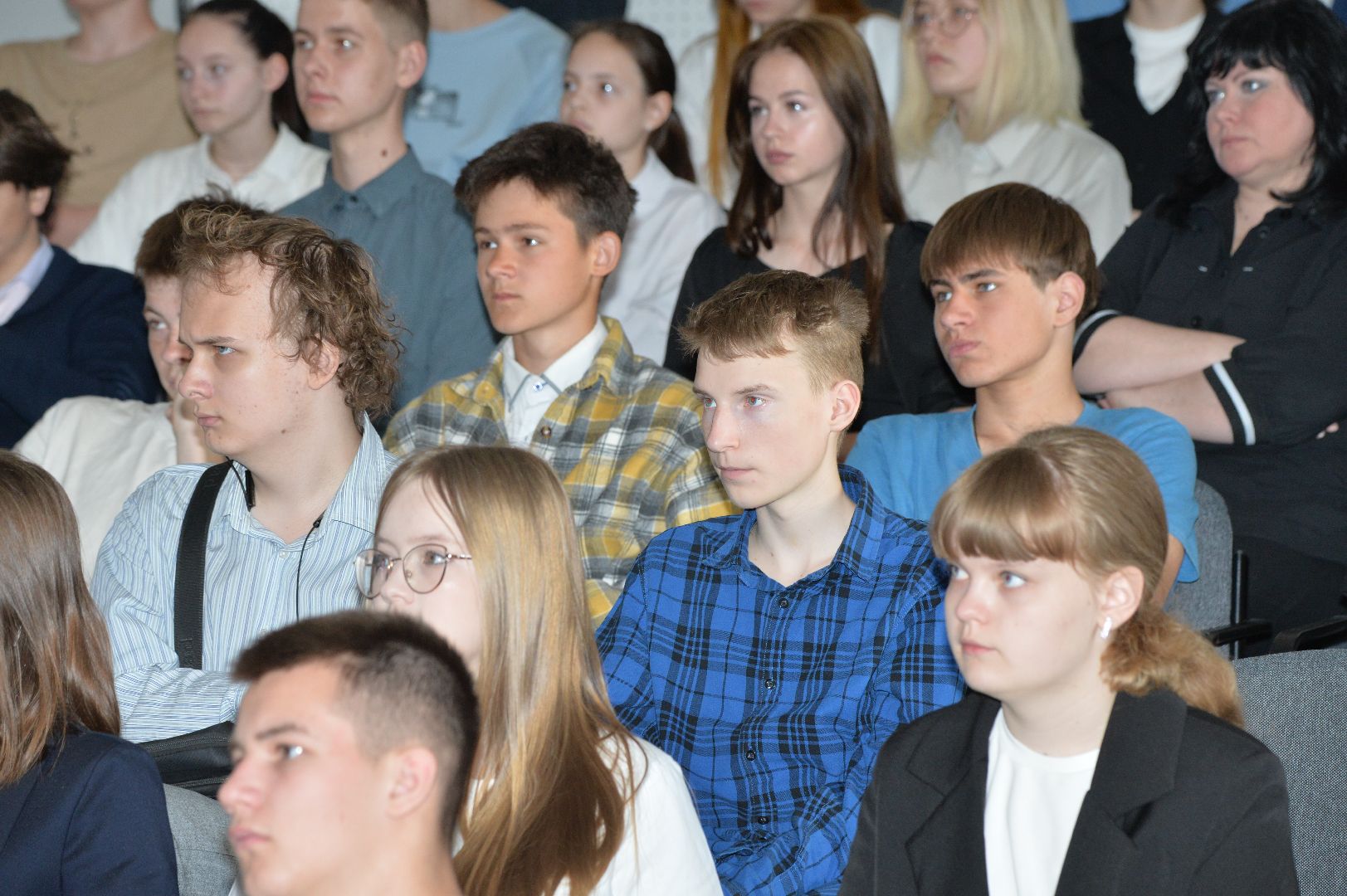 Можайск, Можайский городской округ, Подмосковье, урок мужества, Дугина, журналистка, политолог, СВО