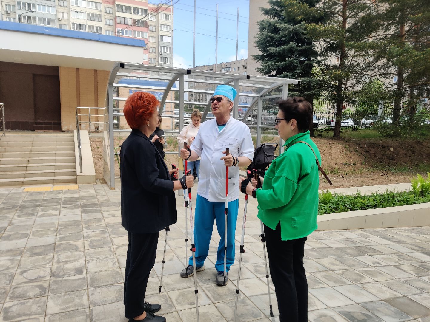 Красноармейск, Пушкинский, северная ходьба, физиотерапия, мастер-класс