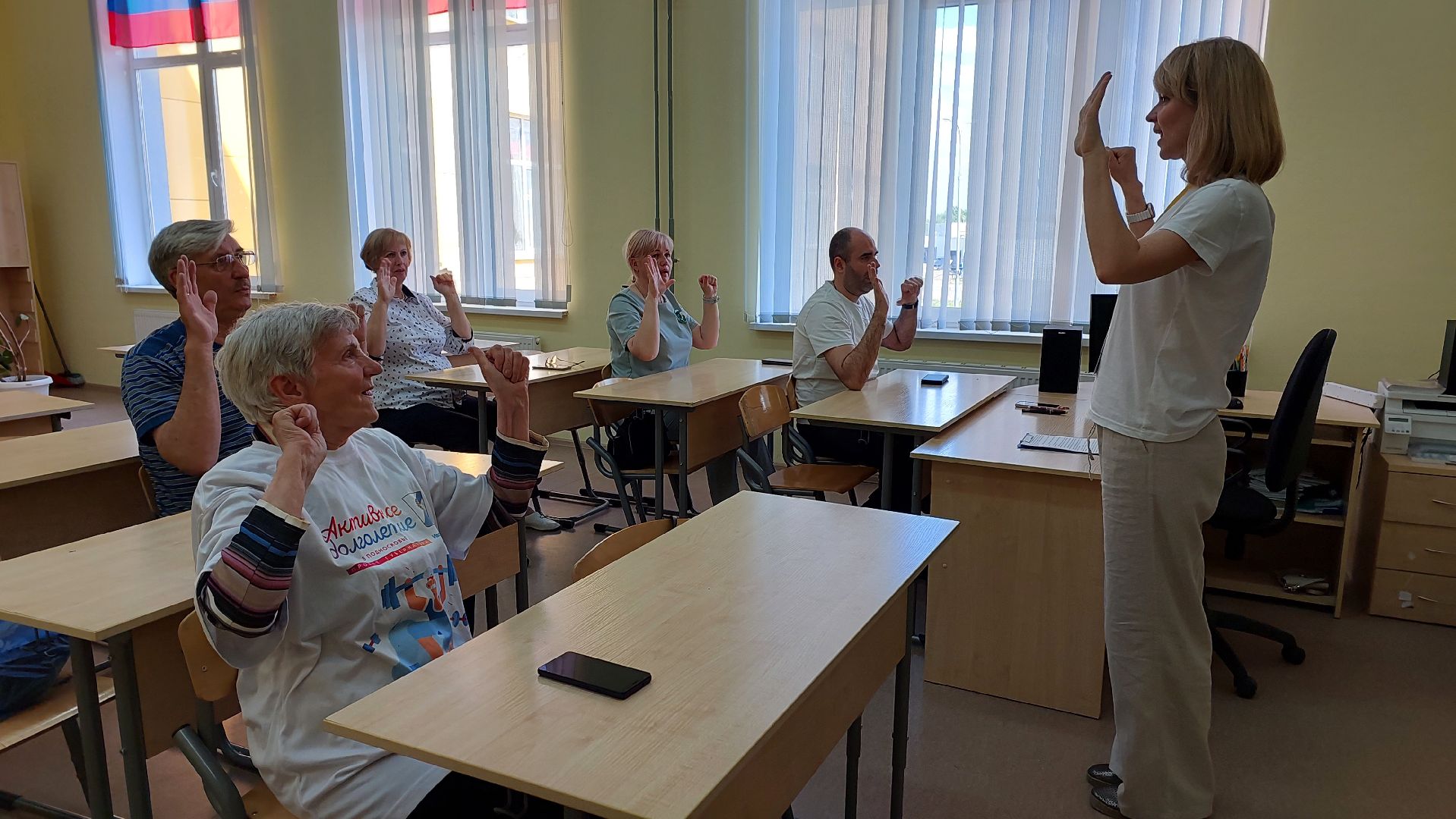 активное долголетие, серпухов, мастер-класс, нейробика, нейросеть,