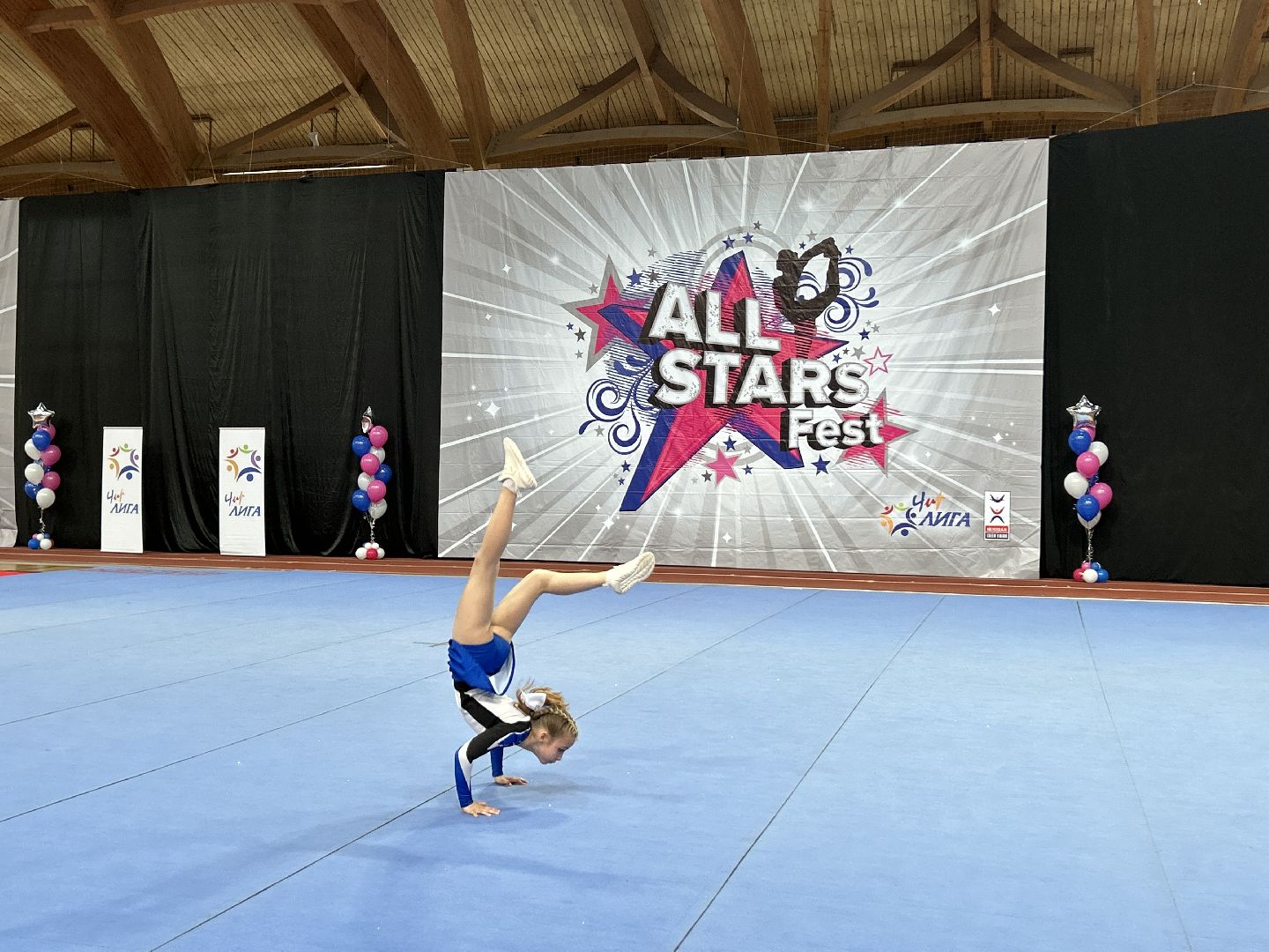 фестиваль, чирлидинг, Щелково, танцы, акробатика