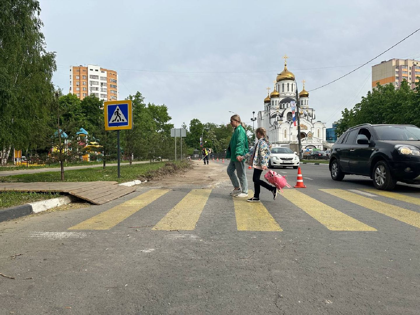 Реутов, ремонт дорог, новый асфальт, бордюр, проезжая часть