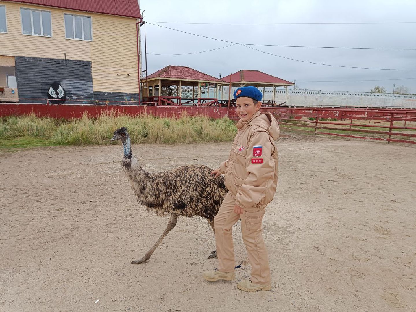 Реутов, страусы, индюки, страусиная ферма, кадеты, юнармейцы