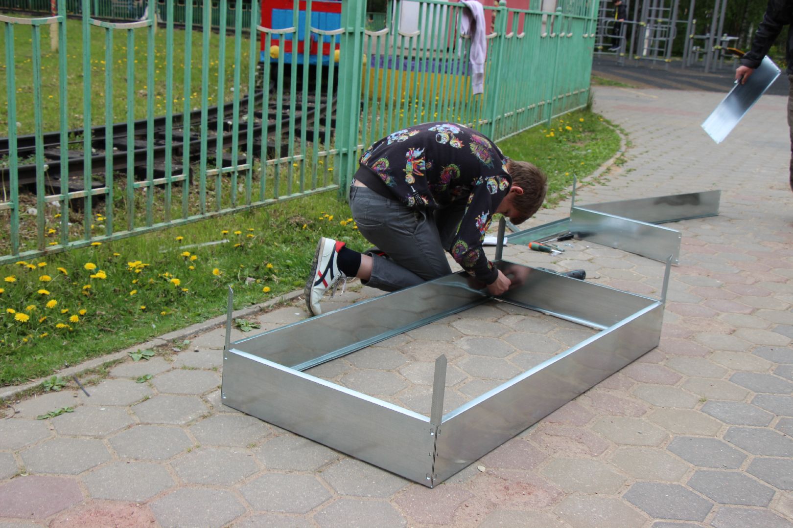 Лобня, парк, огород